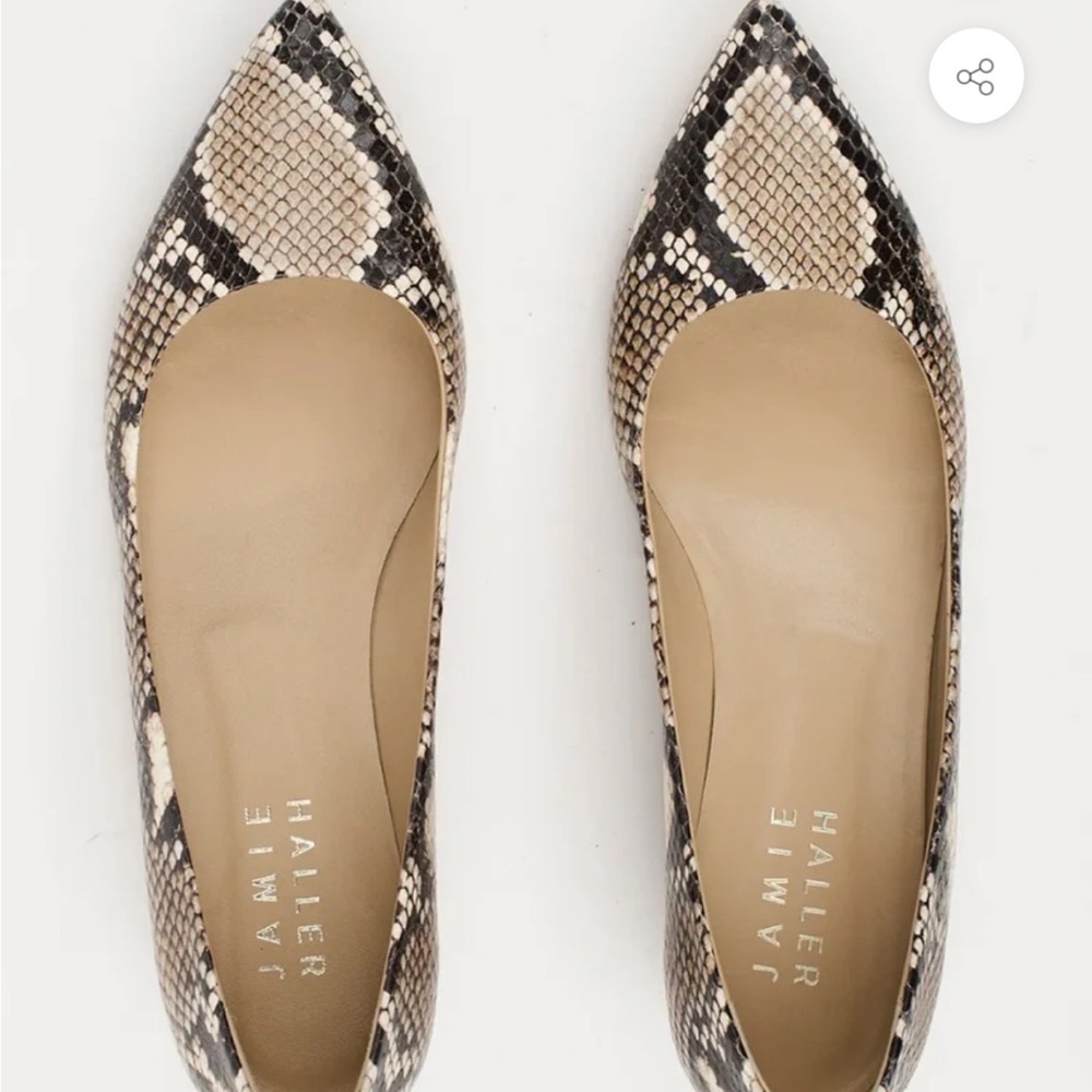 ISO Jamie Haller Women's Snakeskin Loafers - Black and Tan